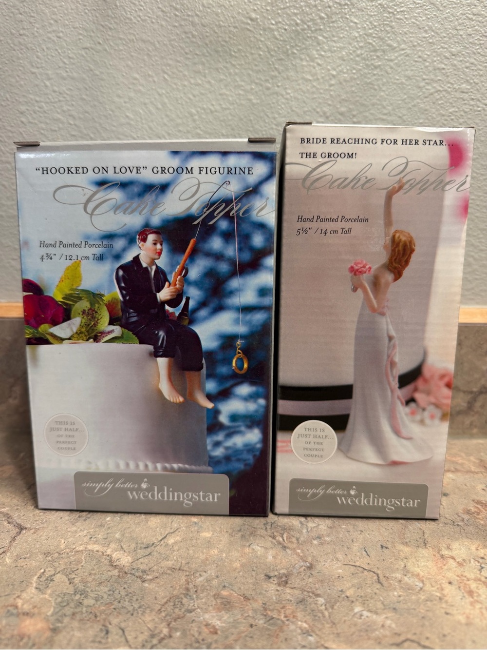 Wedding Cake Topper Set